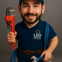 Encanador da LEO Serviços em Ação Encanador da LEO Serviços em Ação